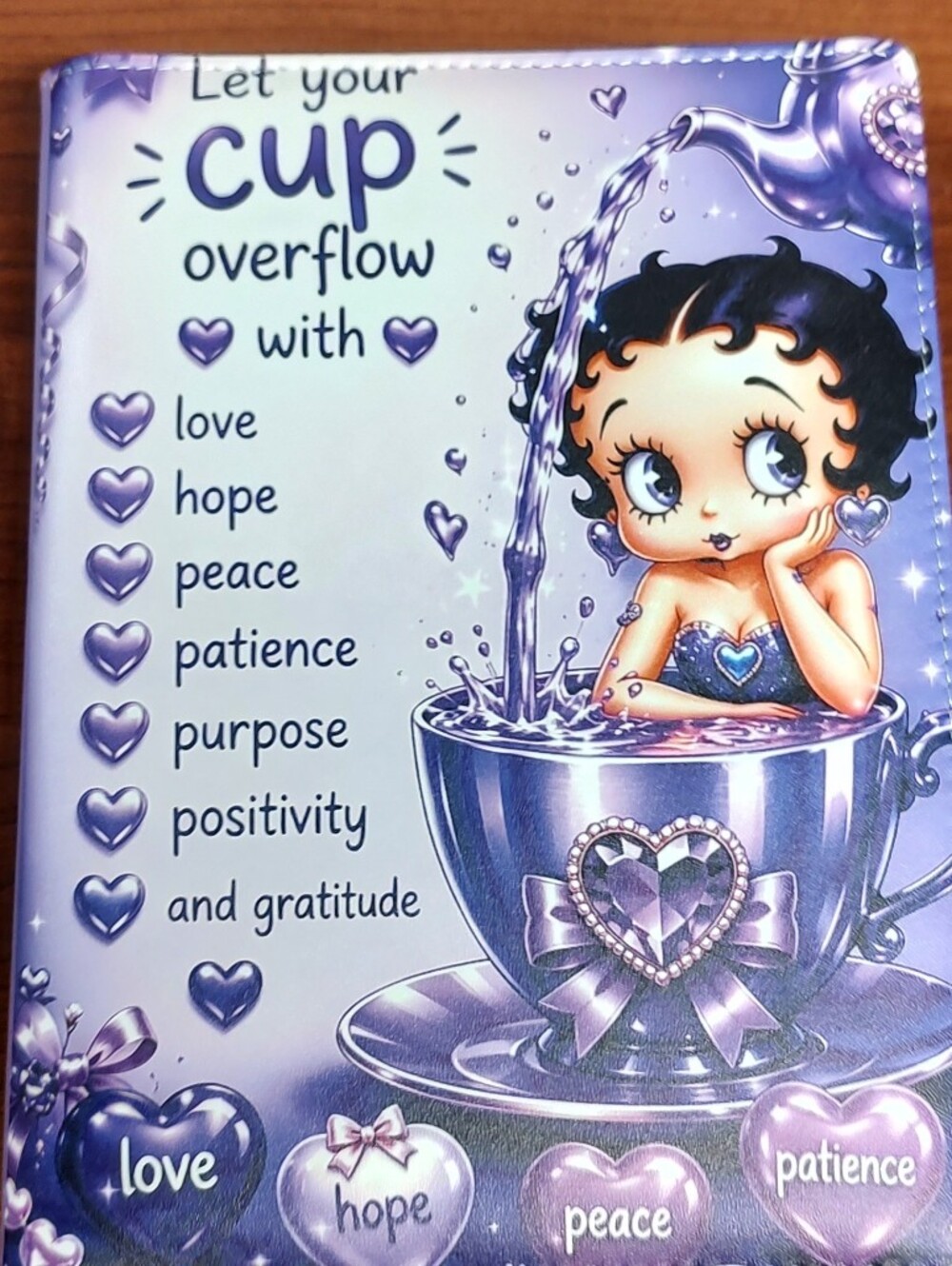 New! A5 Betty Boop Binder Notebook, Paper, Divider, Planner Paper Set